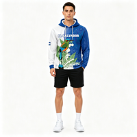 Sweat à capuche personnalisé OEM ODM El Salvador pour homme avec impression par sublimation et impression 3D intégrale pour un usage décontracté