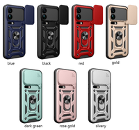 GSCASE Étui de Téléphone Antichoc Robuste avec Béquille et Protection Coulissante pour Appareil Photo pour Xiaomi 17 Pro Max et Samsung A23 A22 A32