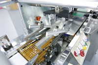 Máquina de Envasado Automática Horizontal Multifuncional Flexible para Alimentos, Película de Aluminio, Panadería, Pan, Pastel, Croissant