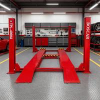 Atelier 4000kg Ascenseur de voiture à quatre poteaux avec certification CE Capacité 4T Palan de voiture à quatre poteaux Ascenseur de voiture à quatre poteaux