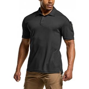 OEM del fabricante de los hombres de alta calidad ligero Golf gimnasio para Polos logotipo personalizado de manga corta Premium Mercerized Twill Sol - Product Image 6