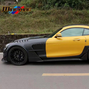 Nuevo Kit de Carrocería Mingyang de Alta Compatibilidad, Estilo <span class=keywords><strong>Serie</strong></span> Negra, Medio Fibra de Carbono, Parachoques para <span class=keywords><strong>Mercedes</strong></span>-Benz AMG GTS 2016-2019 <span class=keywords><strong>1</strong></span> - Product Image 5