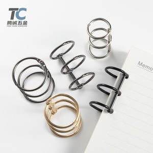Bon marché Prix Offre Spéciale métal affaires bureau Clip livre cerceau reliure anneaux papeterie utiliser Scrapbook anneaux - Product Image 6