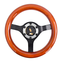 Volant universel modifié TIYPEOR 280MM, 70MM PCD, volant en bois massif pour jeux PC