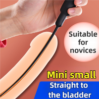 Silicone souple Long Mini Equine Eye Stick Entrée indolore Bouchon d'urine Bâton Masturbation masculine Outil Plug urétral Produits sexuels