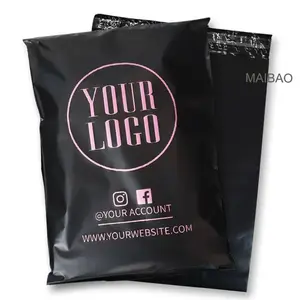 Compostable Mailing Bags Clothes Express Packaging Bag Self Adhesive Polymailer Custom Logo Courier Mailer Waterproof Shipping Poly Bags