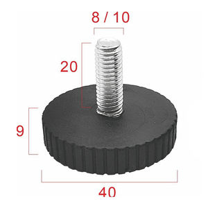 Niveleurs de meubles réglables en métal filetés, niveleur de jambe de glissement de <span class=keywords><strong>chaise</strong></span> de table - Product Image 5