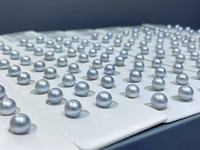 Mode populaire bijoux à bricoler soi-même faisant des perles eau de mer japon Akoya chanvre gris perle en vrac en paire pour la fabrication de boucles d'oreilles
