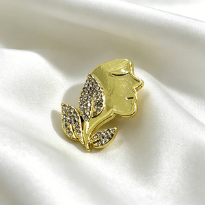 Insignia de Esmalte Renjer Puteri, Diseño de Flor Roja y Estrella, Pin Metálico Personalizado, Estilo Clásico, Insignias con Pin de Seguridad Sin Níquel - Product Image 6
