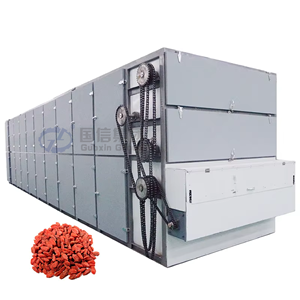 Equipo de secado profesional OEM para bayas de Goji y procesamiento continuo a gran escala, secador de banda de malla para bayas de Goji - Product Image 1