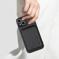 Téléphone sans fil magnétique carte de charge portefeuille couverture en cuir PU étui de téléphone pour iPhone 17 16 15 14 13 12 11
