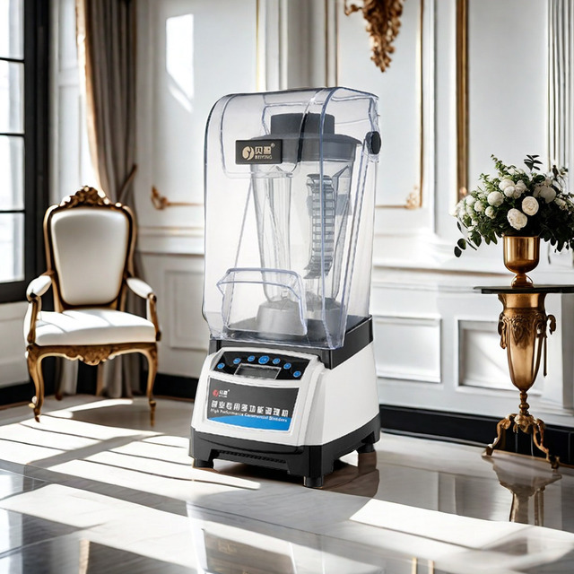 New Design Commercial Kitchen Blenders 12000-28000RPM Pre-Programmed Touchpad Electric Silent Proof Plastic for Household Use