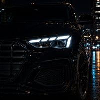 Ensemble de phares LED BK pour Audi A5 2012-2016, style RS5, DRL dynamique, clignotant séquentiel, lentille de projecteur bi-LED, plug and play