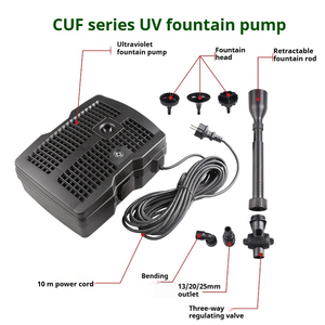 SUNSUN CUF-3800 35W UV-C étang submersible eau étang filtre pompes jardin cour cascade fontaine pompe kit avec fontaine <span class=keywords><strong>buse</strong></span> - Product Image 3