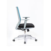 Kursi Kantor Eksekutif desain Modern, kursi meja putar jaring ergonomis