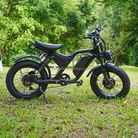 Bicicleta Eléctrica de Montaña para Adultos con Marco de Aluminio, 48V 15Ah 750W 1500W, Neumáticos Anchos