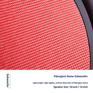 <span class=keywords><strong>Caisson</strong></span> <span class=keywords><strong>de</strong></span> basses en fer Fiao 6.5/8/10/12 pouces haute puissance longue course 12V montage universel bricolage haut-parleur - Product Image 3