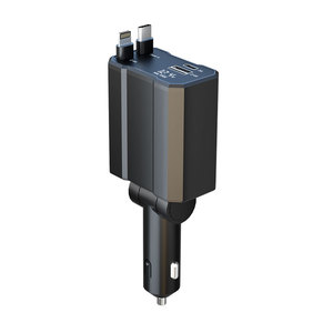 Caricabatterie da auto a ricarica rapida 4 in <span class=keywords><strong>1</strong></span> con adattatore USB tipo C adattatore professionale per accendisigari per auto - Product Image 1