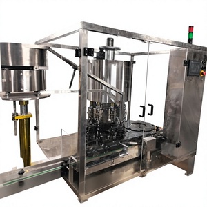 Machine automatique de bouchage et de scellage à huit têtes ROPP/à vis pour bouteilles en verre et en PET, qualité export - Product Image 2