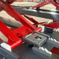 Structure de support de vérin robuste pour élévateur automobile à double ciseaux 4,5T/5,5T, certifiée CE/ISO, garantie 10 ans, directement de l'usine