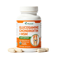 Vente en gros OEM – Complément de 60 capsules de glucosamine et chondroïtine pour améliorer la mobilité et la santé générale des articulations