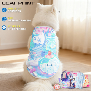 Low MOQ OEM Cartoon <strong>Dog</strong> Vest Lightweight Mesh Fabric Custom <strong>Dog</strong> Vest Manufacturer <strong>Dog</strong> Clothing - Product Image 5