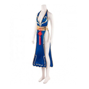 Nuevo y Sexy Traje Qipao para Actuaciones Escénicas, Disfraz de Cosplay de <span class=keywords><strong>Chun</strong></span>-<span class=keywords><strong>Li</strong></span> de Anime y Videojuegos para Halloween - Product Image 3