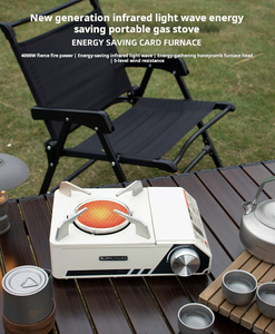 Système de cuisinière portable AZ03, brûleur à gaz léger pour le camping avec flamme réglable, pour la cuisine en plein air en famille AZ03 Portable Casse - Product Image 4