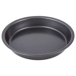 XINZE Non-Stick Pizza Pan Kitchen Deep Baking Dish Mold Baking Tray Carbon Steel Round Baking Pan