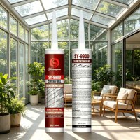 Pegamento Estructural de Silicona Neutro de Alta Elasticidad, Impermeable y Resistente a la Intemperie para Sellado de Paneles Solares