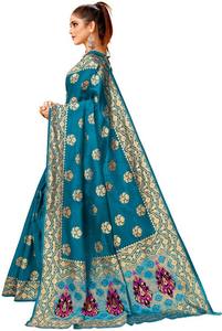 Vêtements en gros Sarees en soie d'art - Product Image 5