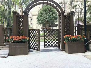 木製プラスチック手すり屋外WPC手すりカスタム防水 - Product Image 2