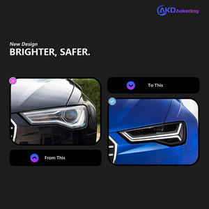Fari per Auto per Audi <span class=keywords><strong>A6</strong></span> con Lente Proiettore 2012-2018 Segnale Dinamico Faro <span class=keywords><strong>A6</strong></span> C7 Fanali a LED Drl Accessorio Automobilistico - Product Image 2