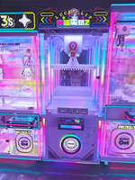 Machine à pinces d'arcade personnalisée en plastique pour jouets en peluche, cadeaux, poupées, jeu de grue, distributeur automatique pour enfants, usage intérieur, garantie 1 an