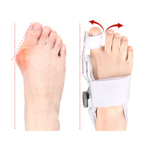 Attelle Professionnelle Ajustable pour Hallux Valgus, Correcteur d'Orteil Valgus, Séparateur d'Orteil, Attelle de Jour et de Nuit à Bouton Rotatif, Support pour Pied