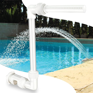 Fontaine à cascade pour piscine, jet d'eau réglable, <span class=keywords><strong>distance</strong></span> de pulvérisation ajustable pour la piscine ou le jardin, amusement aquatique - Product Image 1