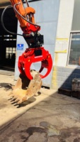 360° Rotating Hydraulic Log Grapple | WXLG04 Timber Grab for 6-9 Ton Excavator | High Performance