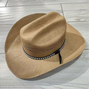 VW2505 Cross-Border Summer Sun Hats Unisex British Straw Jazz Hats para hombres y mujeres <span class=keywords><strong>Amazon</strong></span> Venta caliente Beach Couple Hats - Product Image 2
