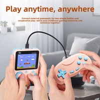 Console de jeu portable pour enfants G5 Macaron, Contra Mini Arcade, 500 jeux, écran HD, boutons sans fil