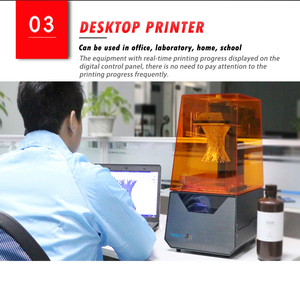 Dazzle Imprimante UV SLA <span class=keywords><strong>3D</strong></span> professionnelle de haute précision Machine d'impression Bijoux Cire Résine Impression S130 - Product Image 5