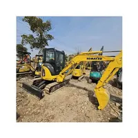 Excavatrice sur chenilles Komatsu PC35mr d'occasion, mini-excavatrice de haute qualité