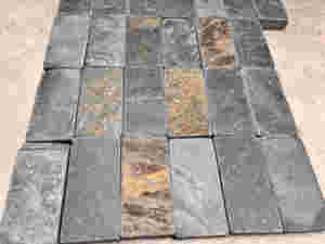 <span class=keywords><strong>Pavé</strong></span> en ardoise naturelle dégringolée <span class=keywords><strong>de</strong></span> style moderne, revêtement <span class=keywords><strong>de</strong></span> sol <span class=keywords><strong>pavé</strong></span> rectangulaire pour l'extérieur, carrelage <span class=keywords><strong>de</strong></span> qualité supérieure pour l'extérieur - Product Image 6