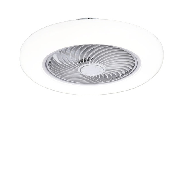 Ceiling Fan with LED Light, Acrylic Shade  Modern Wall-Mounted Ceiling Fan with Light, Remote Control