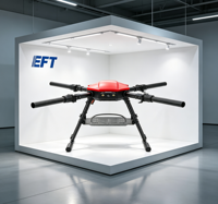 Drone professionnel EFT E416P, châssis pliable pour charge utile de 16 kg, quadricoptère à forte capacité de levage