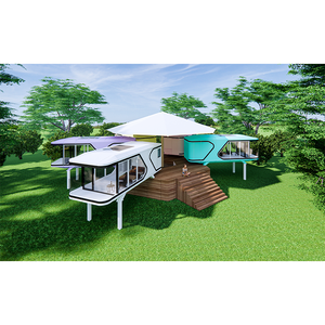 NANXIANG Casa de Vacaciones Prefabricada de Lujo, Portátil, Tipo Hotel, Resort, Lista para Enviar, Cabaña Cápsula - Product Image 1