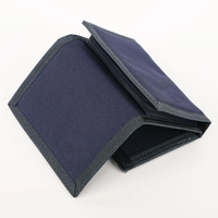Dompet Mini Kasual Dompet Uniseks dengan Kantong Koin Nilon Lipat Pendek Menerima Logo Kustom Cetak Dompet Kanvas Murah