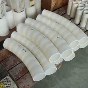 Tubo in Ceramica Stampata, Rivestimento in Ceramica, Componente in Ceramica di Allumina, Tubo Resistente all'Usura in Ceramica - Product Image 1