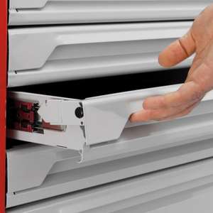 USAG - 05180104BB Armoire à roulettes Sprint-6 tiroirs (vides)-EAN 8010239284470 ROLLING WORKSHOPS ROLLER CABINETS - Product Image 3