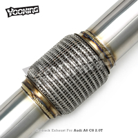 Système d'échappement Catback de performance automobile en acier inoxydable avec soupape électronique pour Audi A6 C8 2.0T 2019-2026