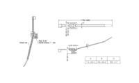 Attaches de câble à clip de bordure en gros, 2 pièces, pour panneau de 1 à 3 mm, dentelées à l'intérieur, diamètre du faisceau de 4 à 50 mm